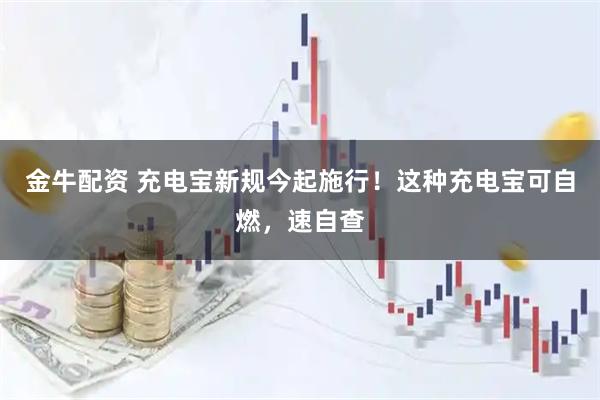金牛配资 充电宝新规今起施行！这种充电宝可自燃，速自查